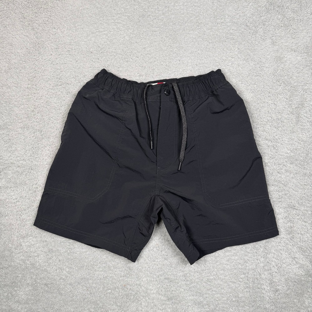 Best Made Co Mens Black Nylon Utility Trail Shorts XS Elastic Waist Drawstring